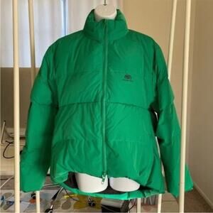🗽🩶Balenciaga Emerald Green Puffer Jacket